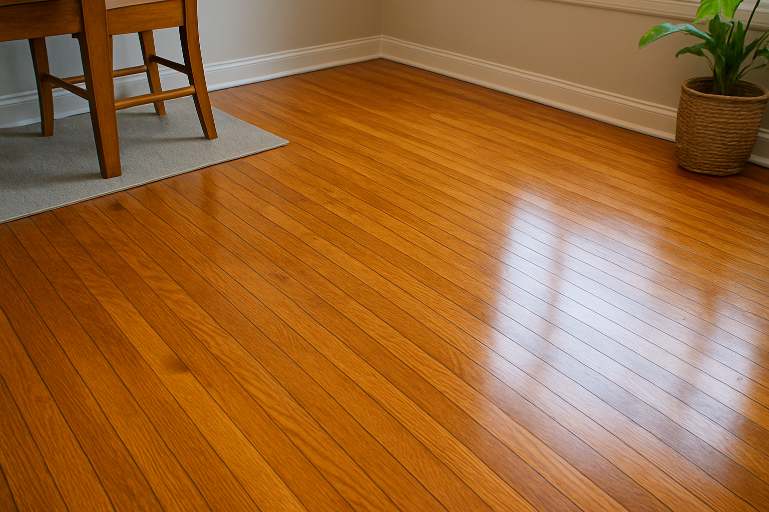 After floor refinishing
