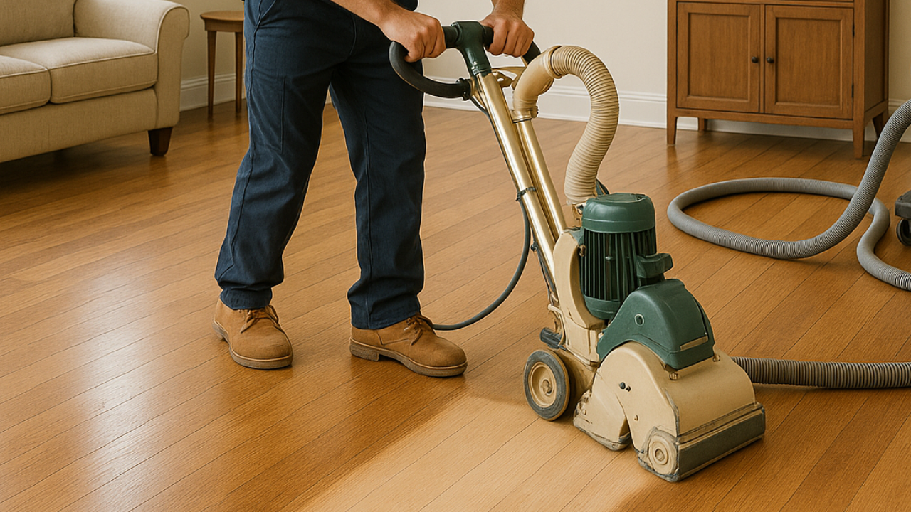 Professional dustless sanding equipment
